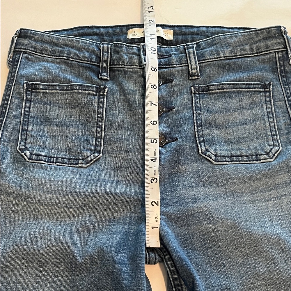 Abercrombie & Fitch Flare Leg High Rise Size 27 - Picture 6 of 16
